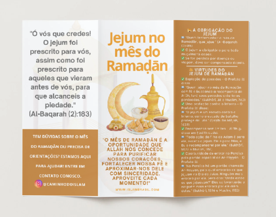 Capa: O Jejum no mês do Ramadan