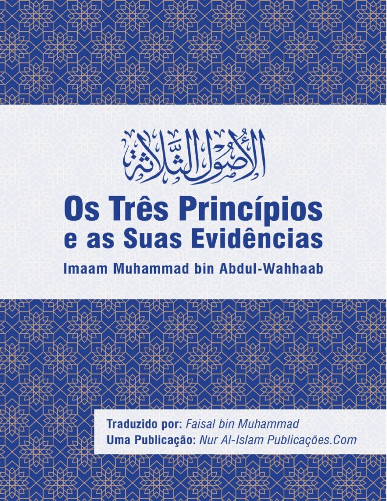 Capa: Os Três Princípios e as Suas Evidências